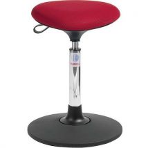 Global Professional Seating - Taburete sway tria-tejido 3d-bajo-rojo