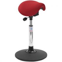 Global Professional Seating - Taburete mini sway-espuma fría tejido 3d-alt.media-rojo