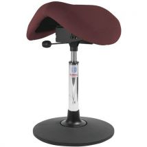 Global Professional Seating - Taburete dalton sway easyseat-tejido cura-bajo-rojo