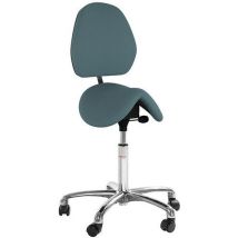 Verde/Gris - Tejido Cura - Ecológica - Silla Dalton Euromatic Alta - Global Professional Seating