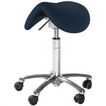 Tejido Cura Azul - Altura Ajustable 60-86cm - Ecológico - Taburete Mini Flexmatic Alto - Global Professional Seating
