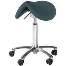 Global Professional Seating - Taburete mini flexmatic-tejido cura-alto-verde/gris