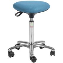 Azul Claro - 48cm Alto - Soporta 110kg - Taburete Tria Bajo Tejido 3D - Global Professional Seating