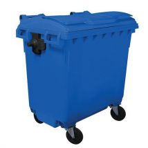 Manutan - Contenedor de 4 ruedas de 770 l azul - mobil plastic