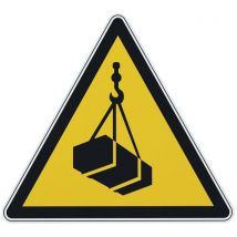 Manutan Expert - Señal de peligro - carga en suspensión - aluminio - 350 mm