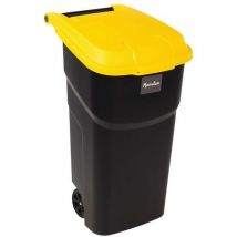 Manutan Expert - Contenedor con tapa amarillo de 100 l - manutan expert