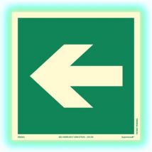 Systemtext - Panel fotoluminiscente-flecha emergencia derecha-supernova+