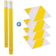 Novap - Kit peatones - postes luz amarillo y baldosas amar./blanco