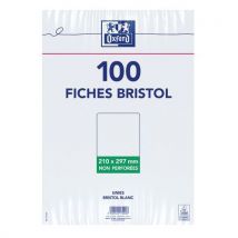 Oxford - Bristol oxford no perforadas a4 100 unids. Blancas - oxford