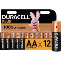 Duracell - 12 pilas aa duracell plus 100%