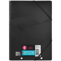 Oxford - Protegedocumentos osmose a4 doblado 10 fundas negras