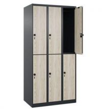 CP - Vestuario de dos niveles evolo plus 3 columnas