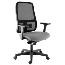 Sokoa - Silla de oficina ergonómica con reposabrazos 3d buz gris