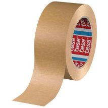 Tesa - Cinta Adhesiva Papel Marrón 50mm x 500m - Ecológica FSC Reciclable