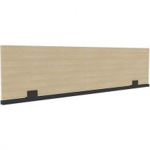 Quadrifoglio - Panel de fondo roble/antracita 140 cm para escrit. Bench x4