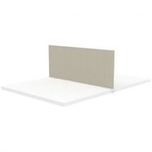 Quadrifoglio - Pantalla de separación p.80cm tejido beige + pinzas blancas