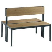CP - Banco basic plus doble cara con respaldo roble l 1000