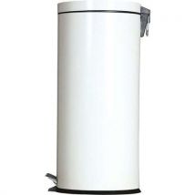 Probbax - Contenedor con pedal - 30 l - blanco - probbax