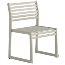 Urbantime - Banco con respaldo de acero galvanizado beige - l: 60 cm