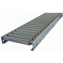Somefi - Cinta transportadora con rodillos de pvc - 600 mm de ancho - 200 mm de paso - 2000 mm de longitud