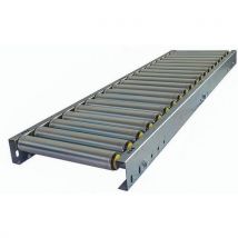 Somefi - Cinta transportadora con rodillos de pvc - 600 mm de ancho - 75 mm de paso - 2000 mm de longitud