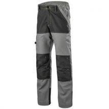 Cepovett Safety - Pantalón craft worker gris convoy/negro 42