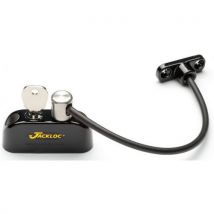 Jackloc - Tope de ventana con cable y llave - negro - pro5
