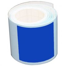 Wattelez - Señal para puerta con cristal 25 m - 50 mm - cuadr. Azul