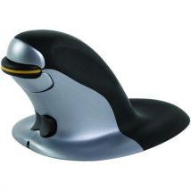 Fellowes - Ratón vertical ambidiestro inalám. Pingüino - modelo mediano