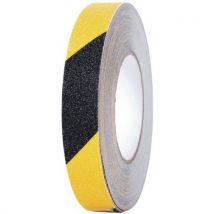 Ampere System - Cinta adhesiva para delimitar suelos - amarillo/negro 25 mm