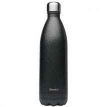 Qwetch - Botella isotérmica de 1 l negra roc