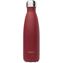 Qwetch - Botella isotérmica de 500 ml rojo granite