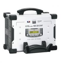 GYS - Cargador de batería gysflash 123.12 cnt fv (cables de 5 m)