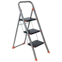 Facal - Escalera de acero tinto - 3 peldaños