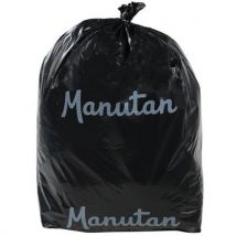 Manutan Expert - Lote de 50 bolsas de basura manutan de color negro 160 l