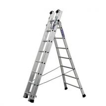 Duarib - Escalera transformable de 3 tramos trs3 305 m/670 m