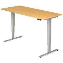 Hammerbacher - Escritorio eléctrico de la serie xdsm de 180 cm haya