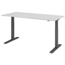 Altura Regulable 70-120cm - FSC - Escritorio Eléctrico XMKA 180cm Gris/Antracita - Hammerbacher