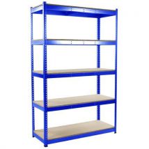 Manutan Expert - Estantería rapid 1 2440x1830x915 - 5 baldas aglomer. Ral5019