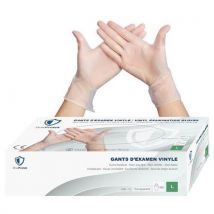 OneProtek - Guantes desechables de vinilo transparente t9