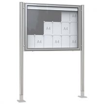 WSM - Vitrina para anuncios premium tn9 - 9 hojas - antracita