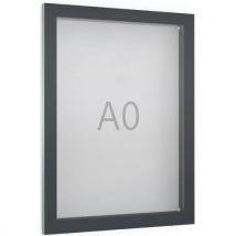 WSM - Vitrina para anuncios gg16 - de pared - antracita - 16 hojas