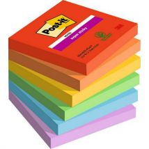Post-it Super Sticky - Post-it super sticky - playful de 76 x 76 mm