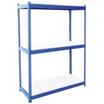 Estantería Carga Pesada Rapid 1 - 1980x1525x455mm - 3 Baldas Acero - 700kg/nivel - Montaje sin Herramientas - Manutan Expert