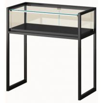 Sarazino - Vitrina de exposición con patas - 95×45×95 cm - negra