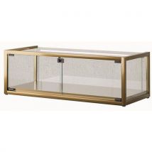 Sarazino - Vitrina de exposición de sobremesa - 95×45×325 cm - bronce