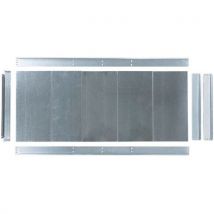 Manutan Expert - Nivel adicional de metal liso galvanizado 1525 x 455 mm rapid 1