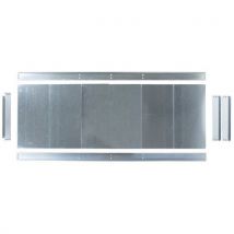 Manutan Expert - Nivel adicional de metal liso galvanizado 1830 x 455 mm rapid 1