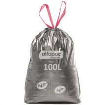 JetSac - Bolsa de basura con asas correderas nf 100 l