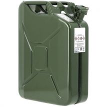 Garrafa Gasolina Acero Verde 20L - Bidón Combustible Resistente y Reciclable - 470mm